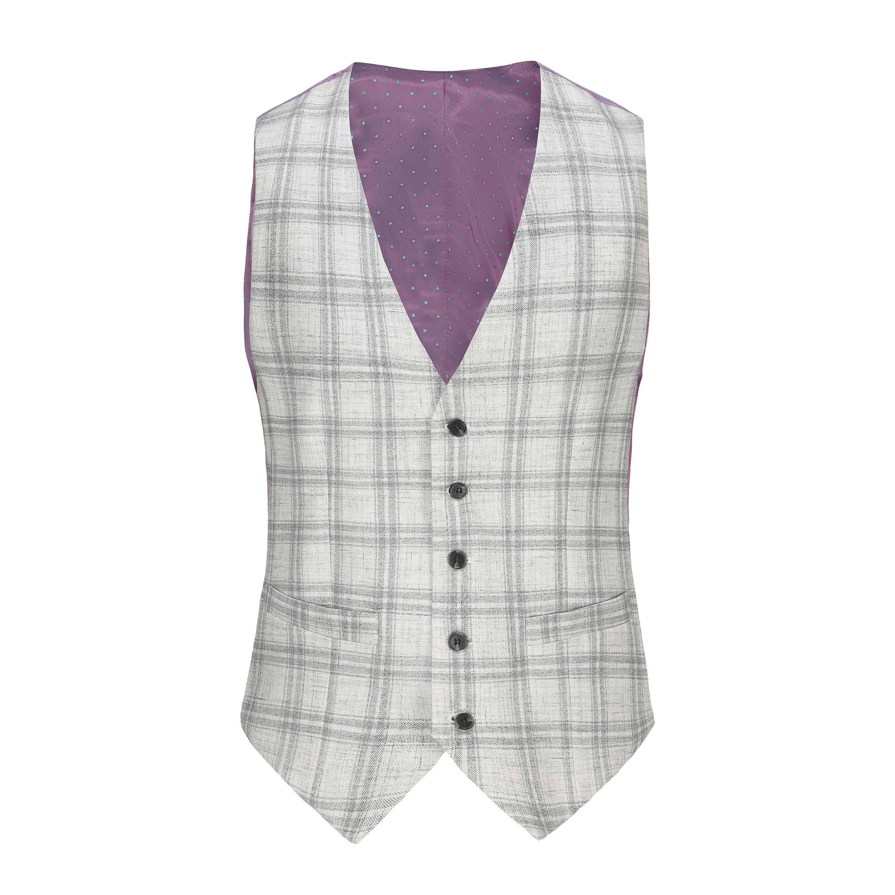 GV3934(CHECKERED) - WHITE