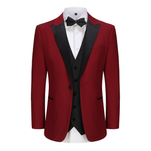 TX500 (PEAK LAPEL TUXEDO) - RED