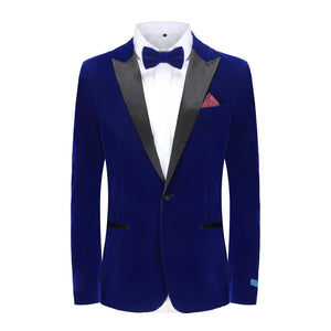 TX800 (VELVET PEAK LAPEL) - BLUE