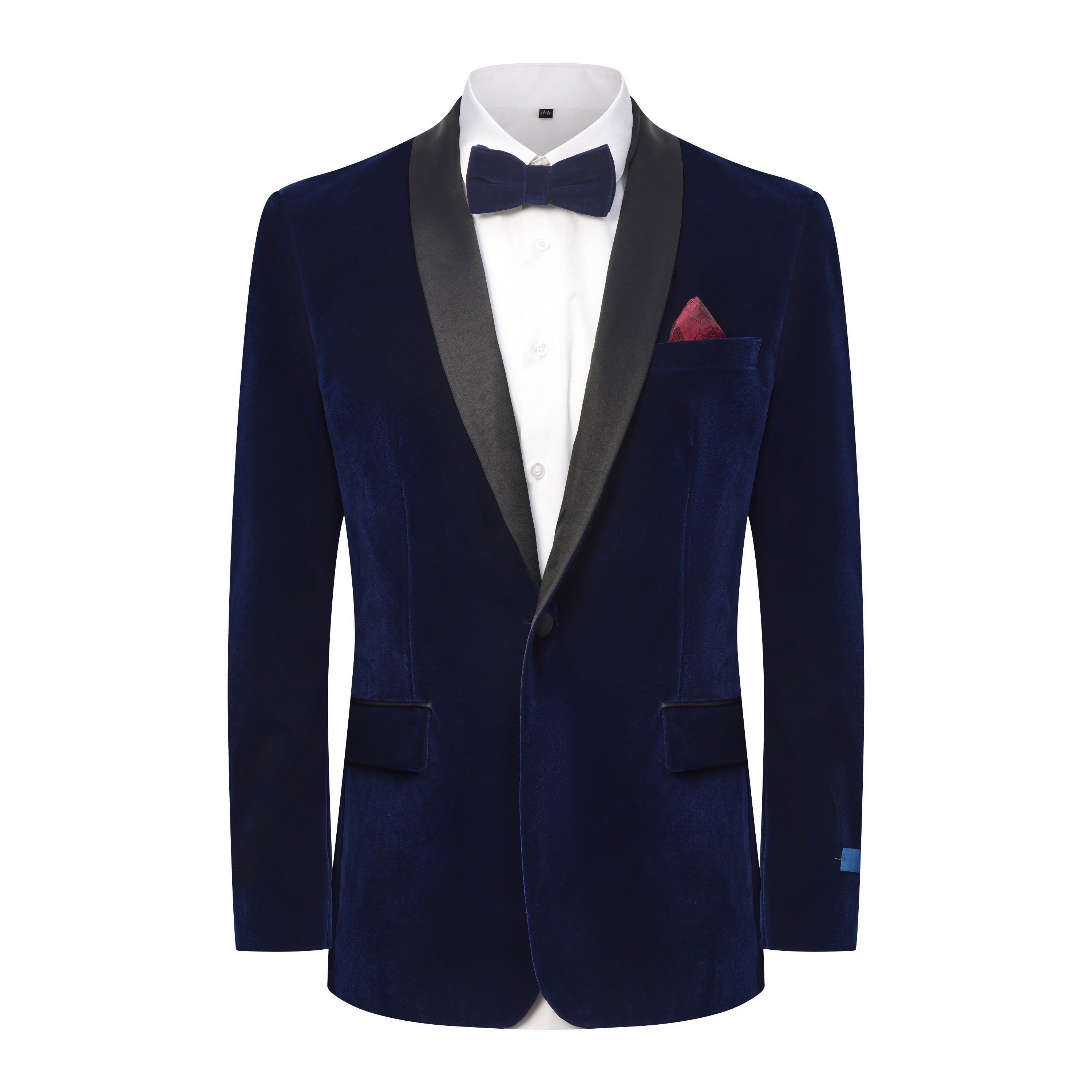 TX600 (VELVET  SHAWL  LAPEL) - MIDNIGHT BLUE