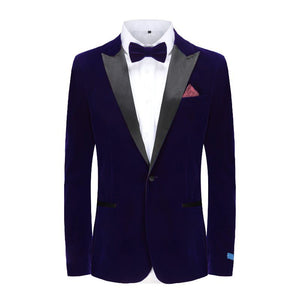TX800 (VELVET PEAK LAPEL) - MIDNIGHT BLUE