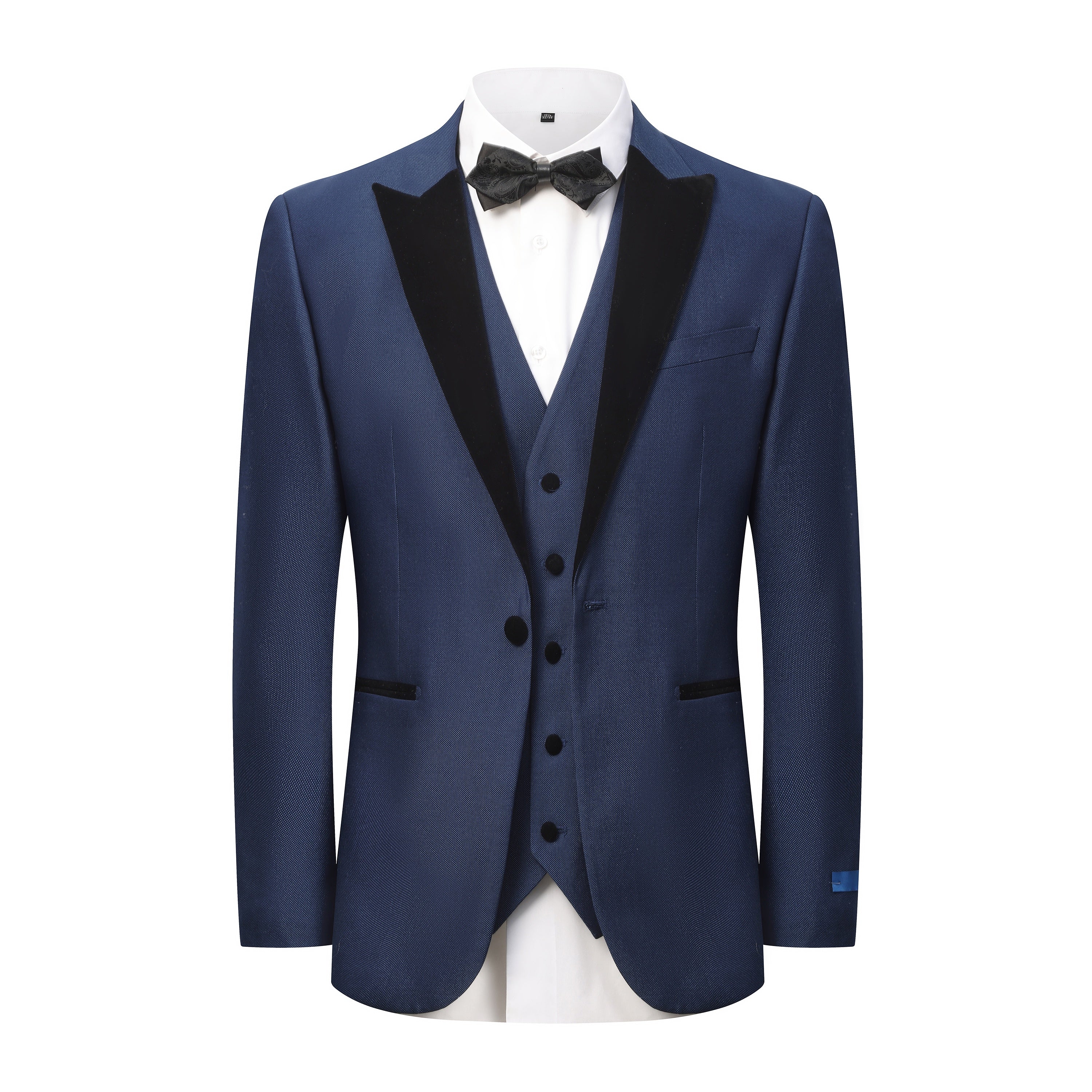 TX450 (VELVET PEAK LAPEL) -BLUE