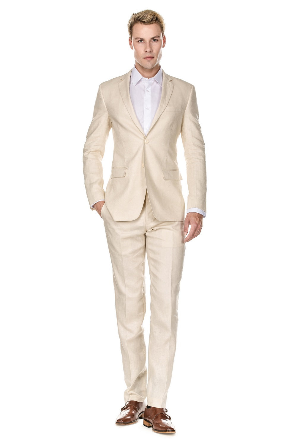 LN101 (PURE LINEN) - OATMEAL
