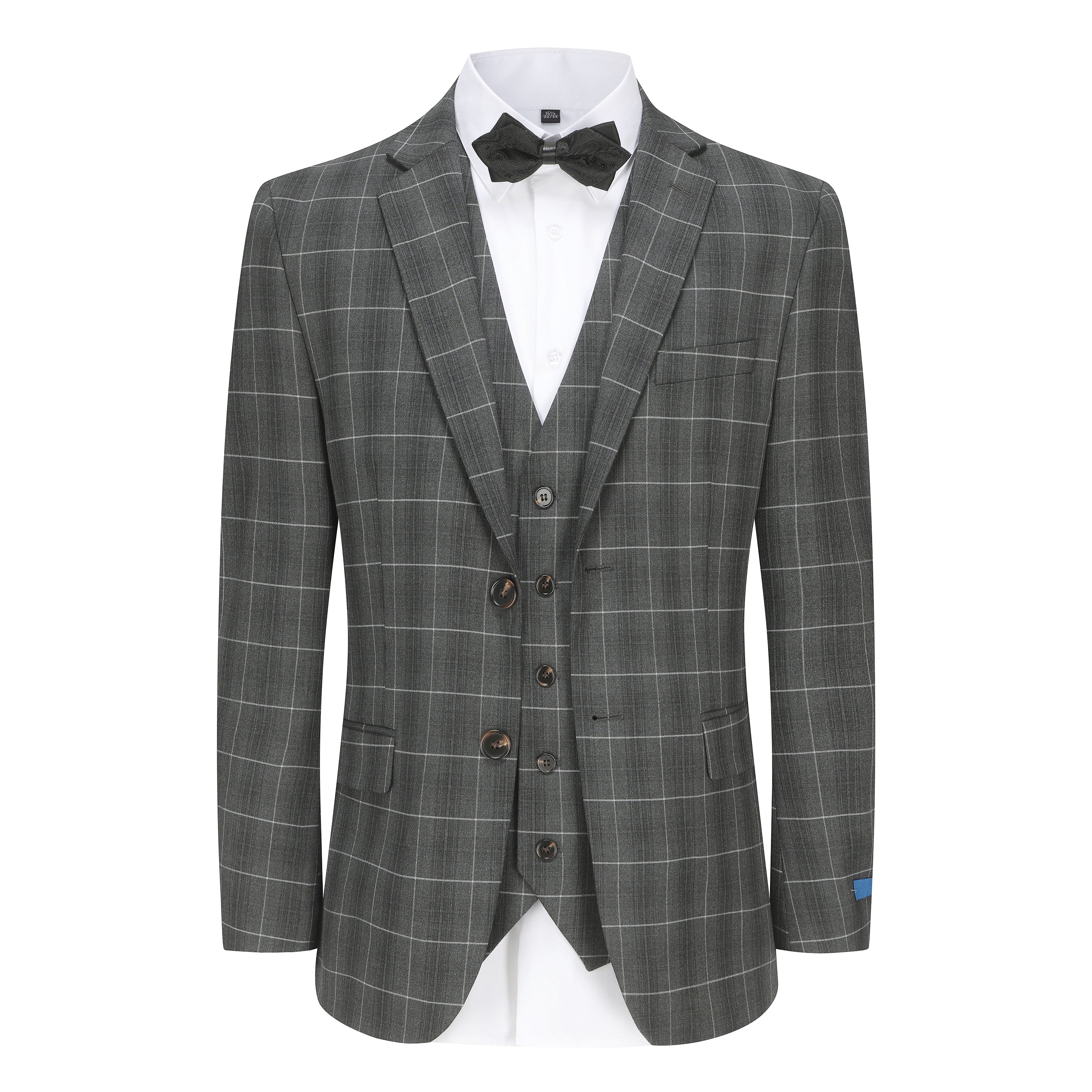 GV3835 (CHECKERED) - CHARCOAL