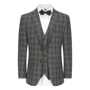 GV3835 (CHECKERED) - CHARCOAL