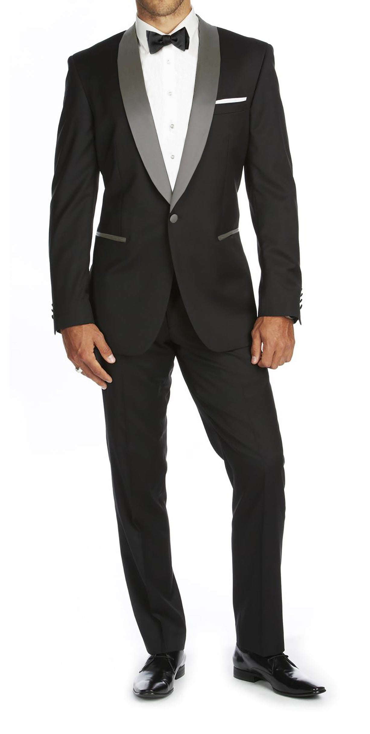 PTX02 (SHAWL LAPEL TUXEDO) - LIGHT GREY