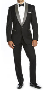 PTX02 (SHAWL LAPEL TUXEDO) - LIGHT GREY