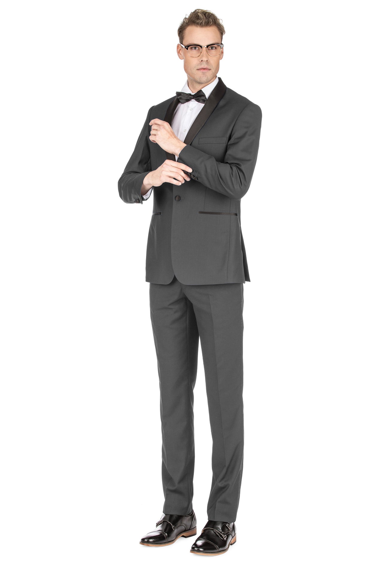 TX201 (SHAWL LAPEL TUXEDO) - CHARCOAL