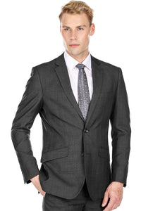 GV133 (GLEN CHECK) - CHARCOAL