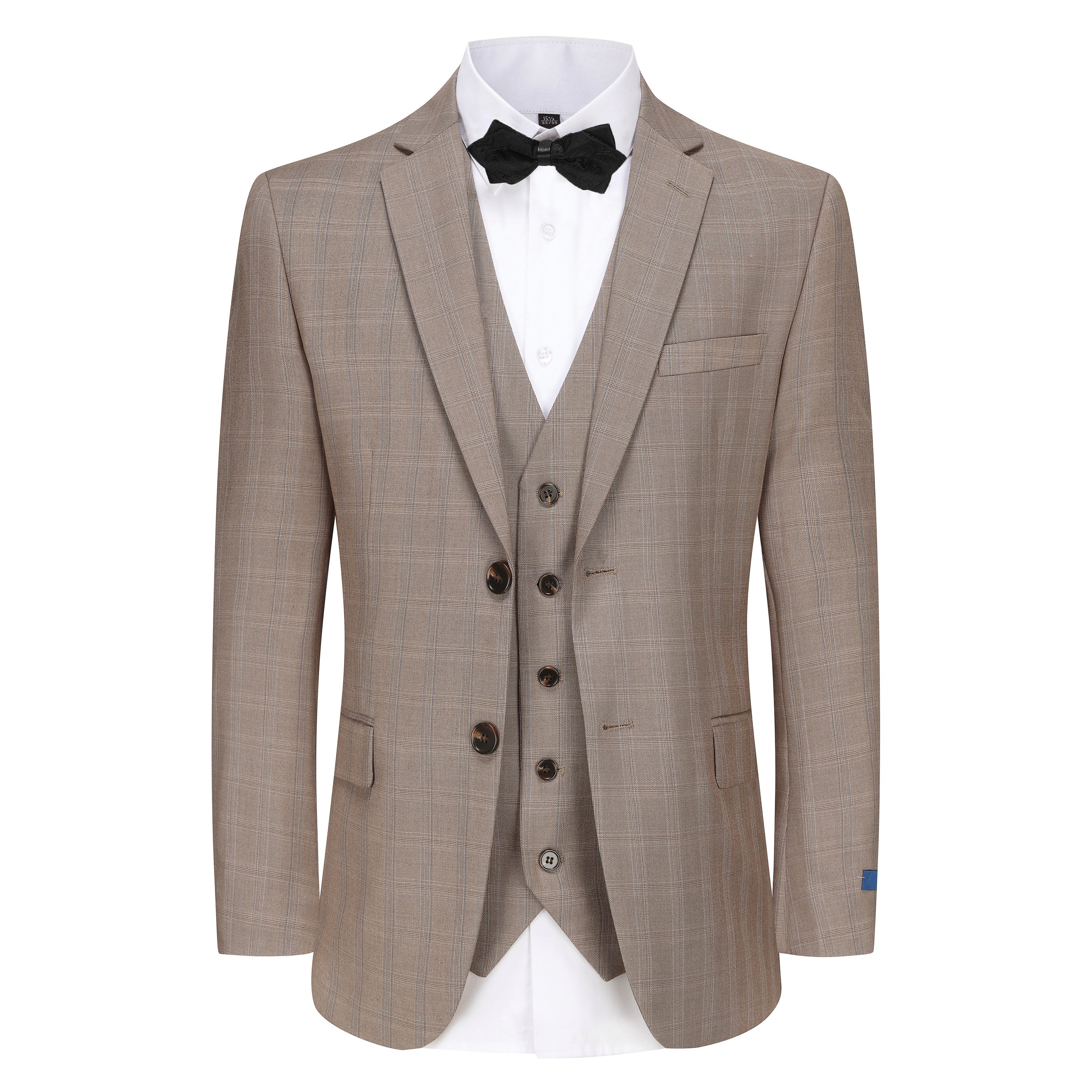 GV3145 (CHECKERED) - LIGHT BROWN