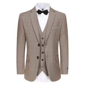 GV3145 (CHECKERED) - LIGHT BROWN