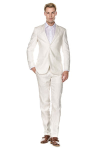 LN101 (PURE LINEN) - WHITE