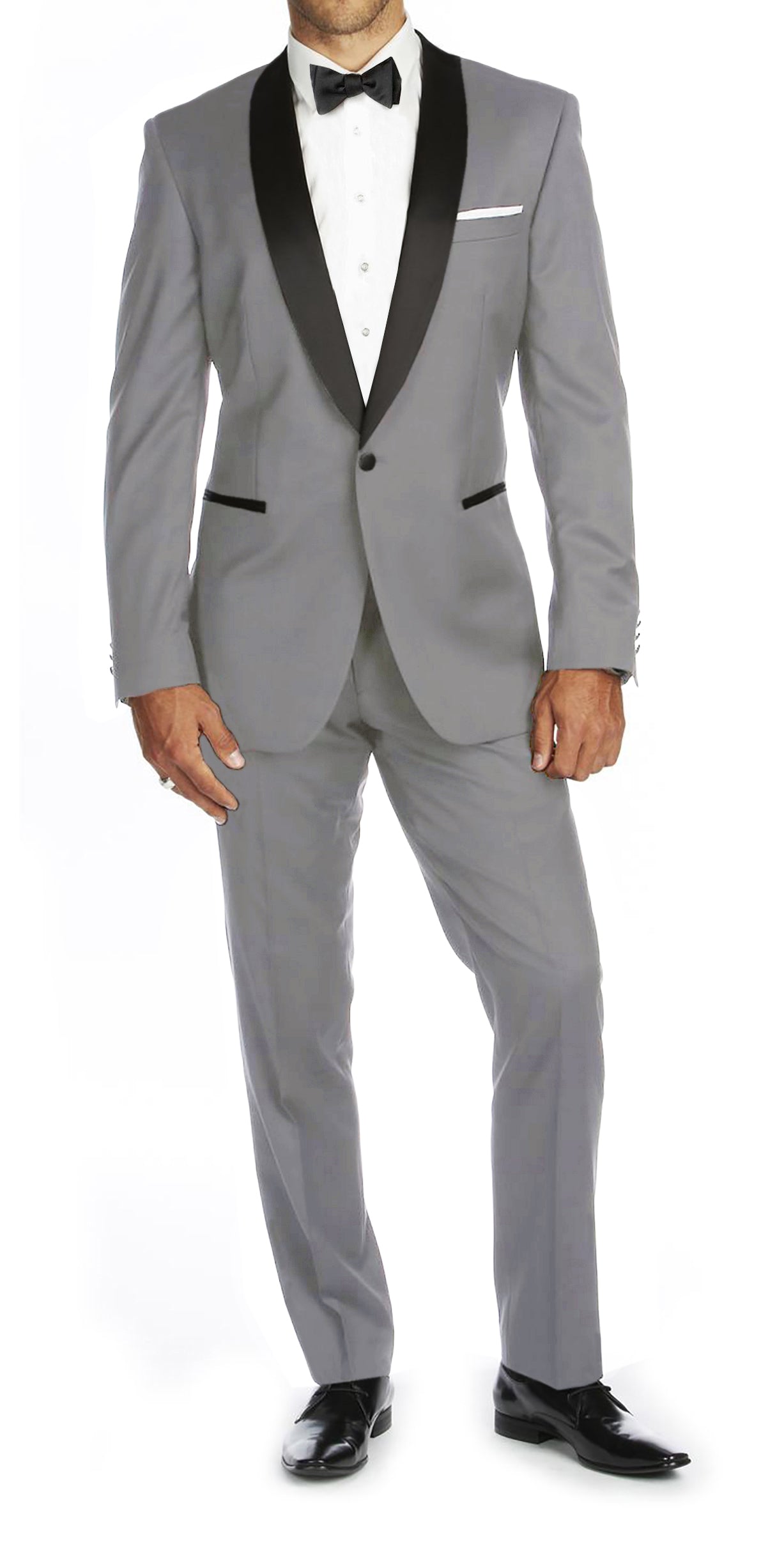 PTX02 (SHAWL LAPEL TUXEDO) - LIGHT GREY