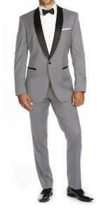 PTX02 (SHAWL LAPEL TUXEDO) - LIGHT GREY