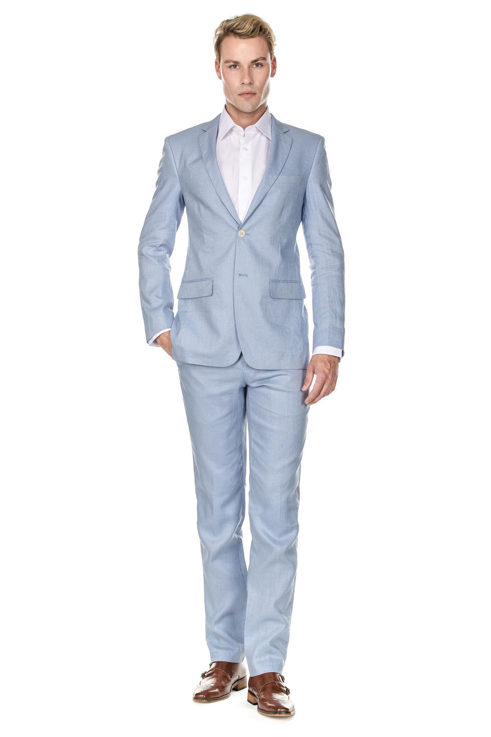 LN101 (PURE LINEN) - WHITE